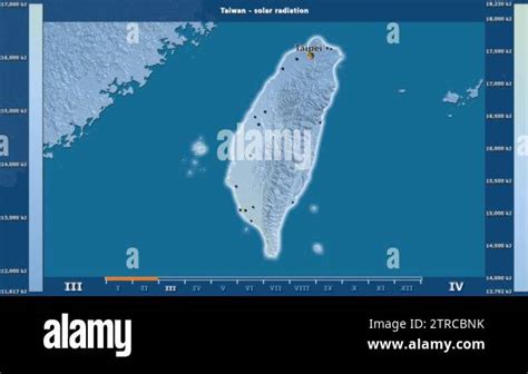 Solar Irradiance Map Taiwan .